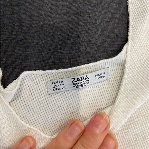 Zara knit off white tank - Picture 5 of 5